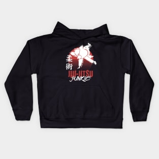 Jiu Jitsu Junkie Martial Arts Kids Hoodie